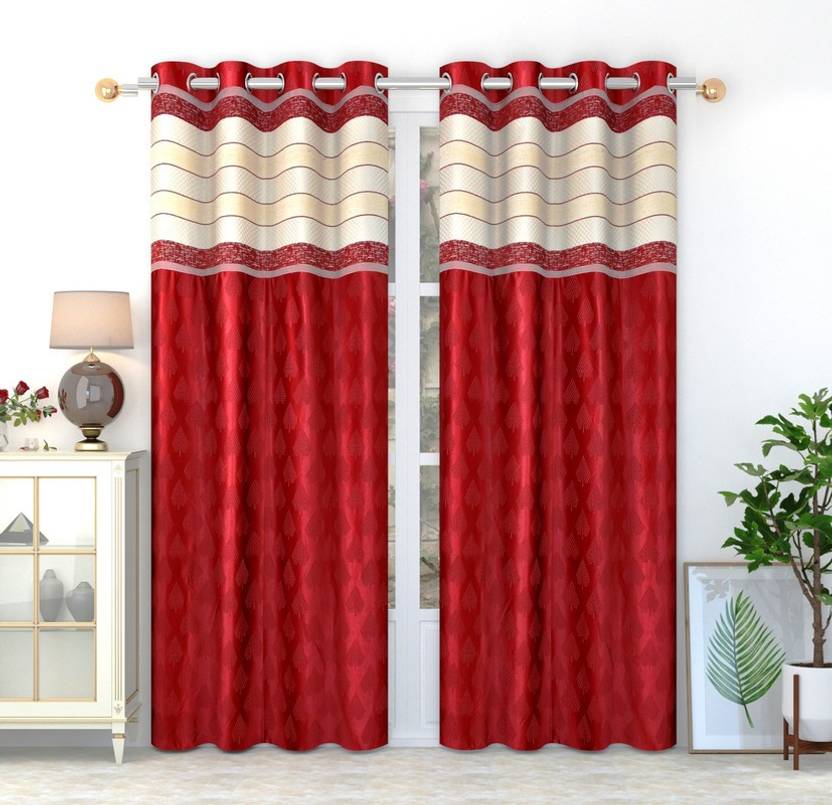 152.4 cm (5ft) Window Curtain Price in India Buy 152.4 cm (5ft) Window Curtain online at