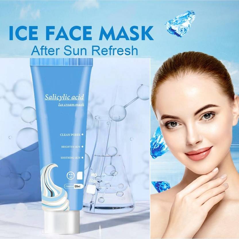THTC Salicylic Acid Ice Cream Mask Acne Moisturizing Smear Blackheads Remover Mask Price in