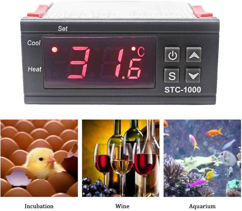 Real Instruments STC1000 Heating Cooling Relay NTC Sensor Temperature