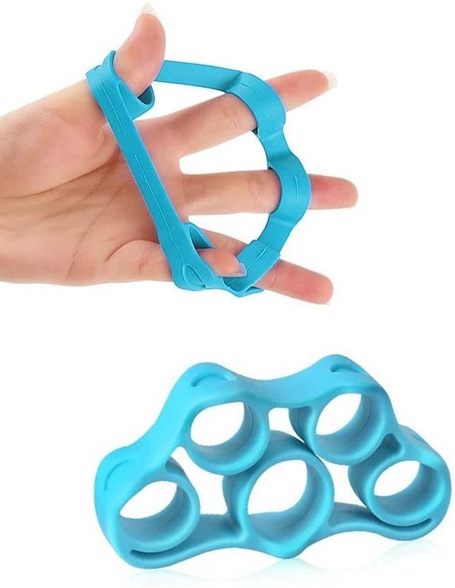 AlexVyan Silicone Finger Stretcher Exerciser Hand Palm Grip Strengthener Hand Grip/Fitness Grip
