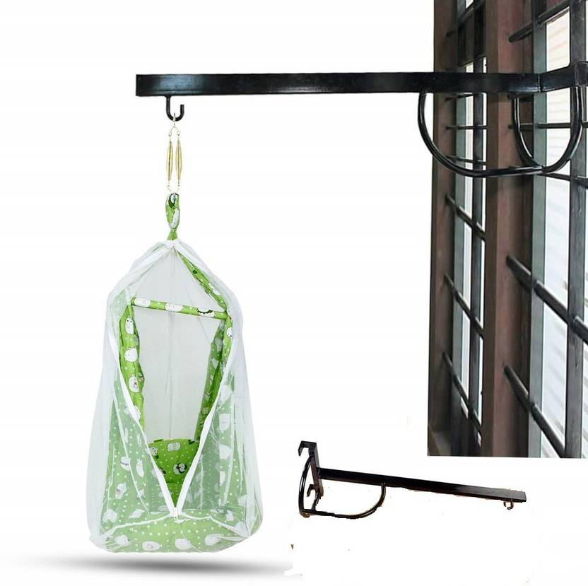 PAXMER Window Cradle Cot Metal Hanger for New Born Baby/crib/jhula