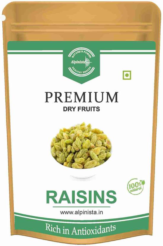 Alpinista Premium Seedless Green Raisins Value Pack Raisins Price in