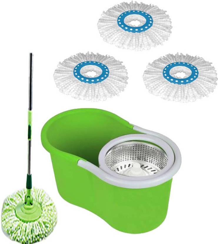 Mopup 360 Degree Bucket Spin Mop Set for House hold and Office using