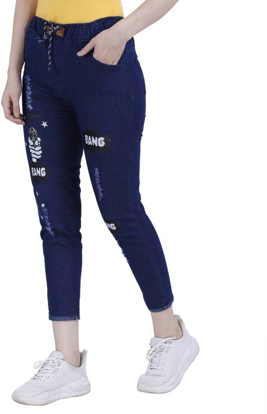 Women Skinny Mid Rise Blue Jeans  (Pack of 2)