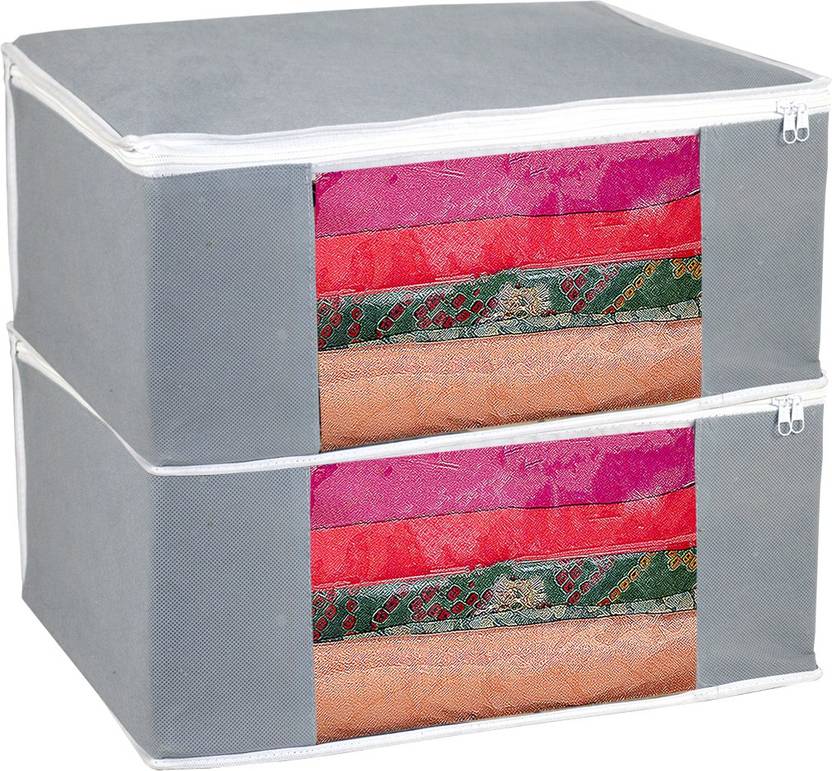 AARON INC Saree Cover Garment Cover Non-Woven Saree Cover/Organizer With Transparent Window ARN112