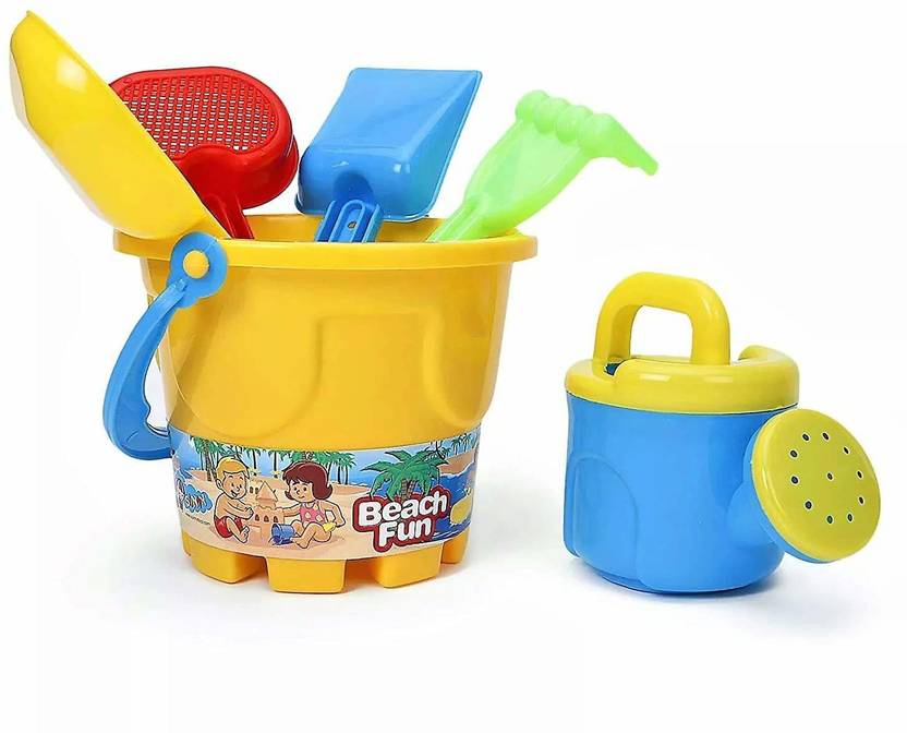 sevriza Beach Fun Tool Toys for Kids Includes Beautiful Bucket and Tools for Kids Beach Fun