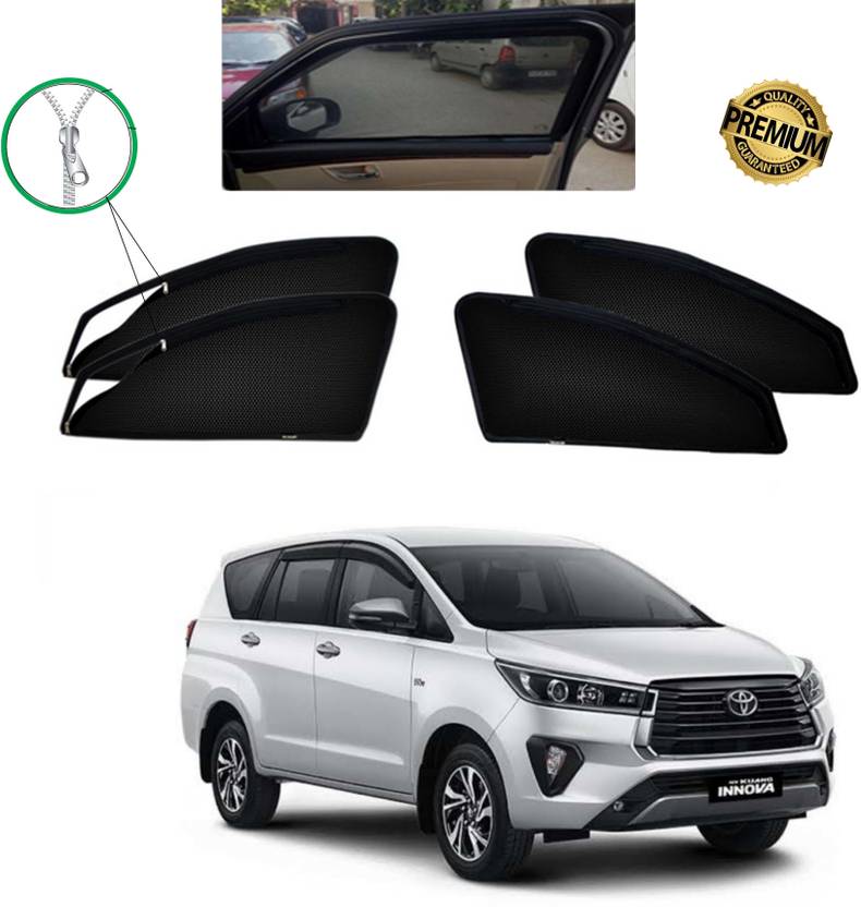 Gadiparts ™ Car Curtains Sun Shade Full Zipper For Innova crysta Car