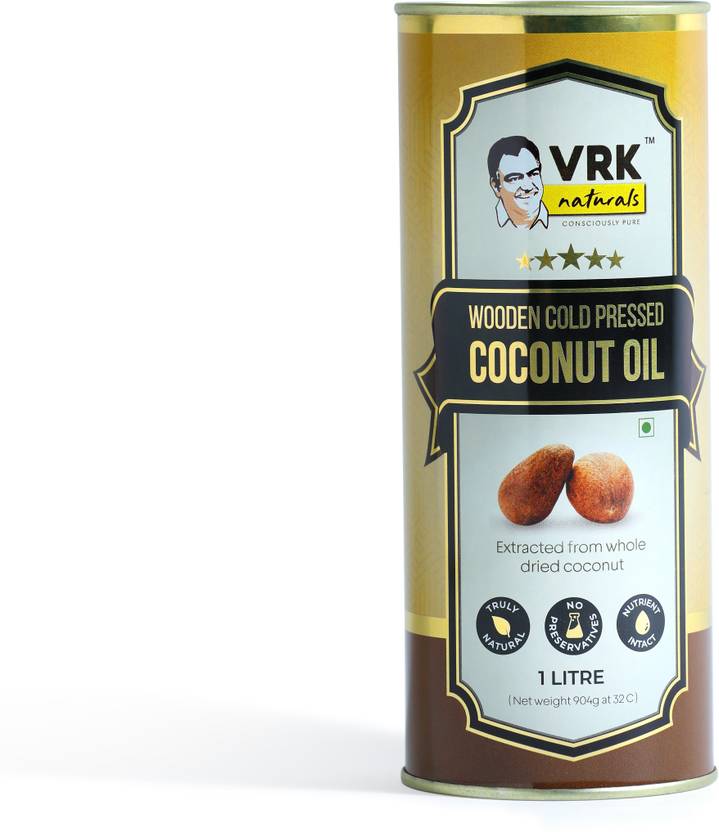 VRK naturals CONSCIOUSLY PURE VRK Diet 1L Coconut Oil Tin Price in