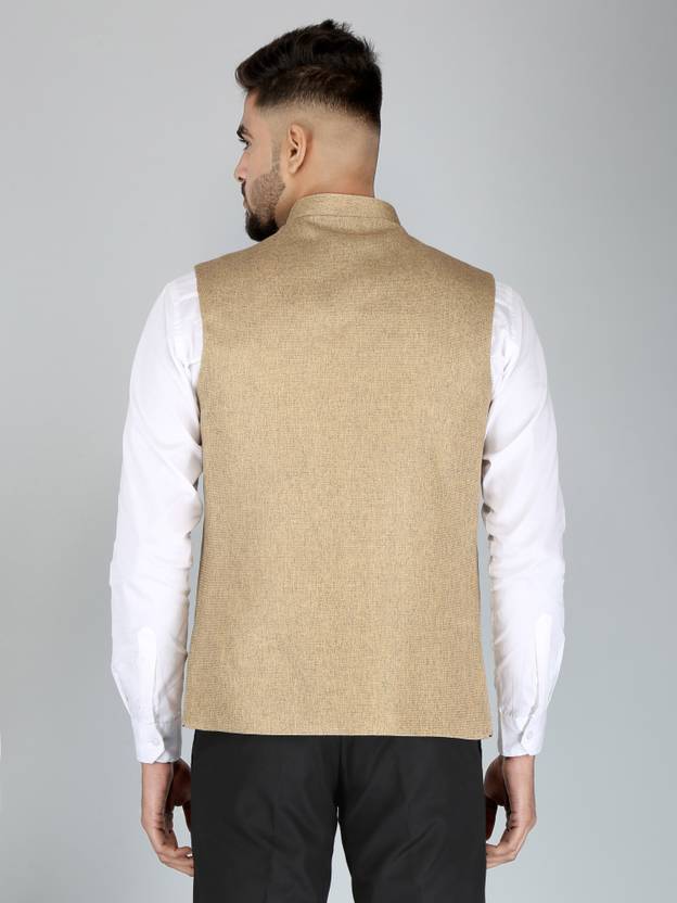 Men Solid Nehru Jacket