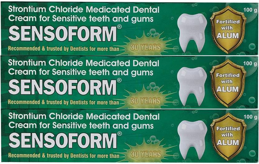 SENSOFORM Medicated Dental Cream Toothpaste 3 x 100 g Packs Toothpaste Buy Baby Care