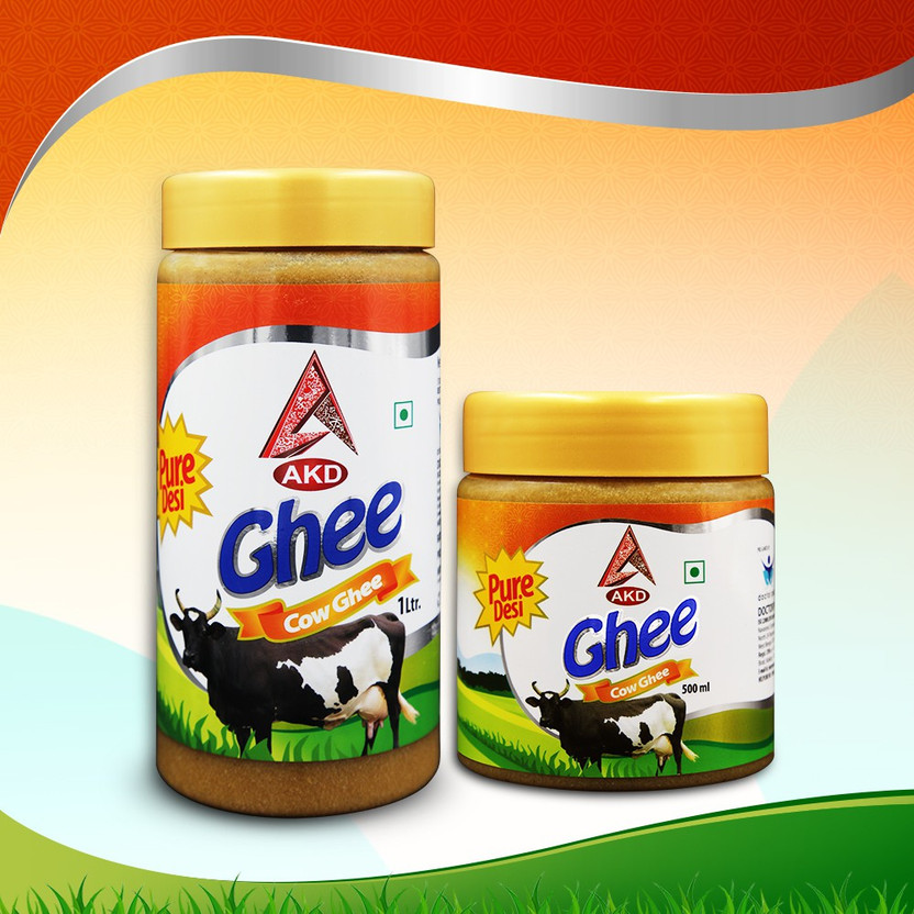 AKD Pure Desi Cow Ghee Ghee Plastic Bottle