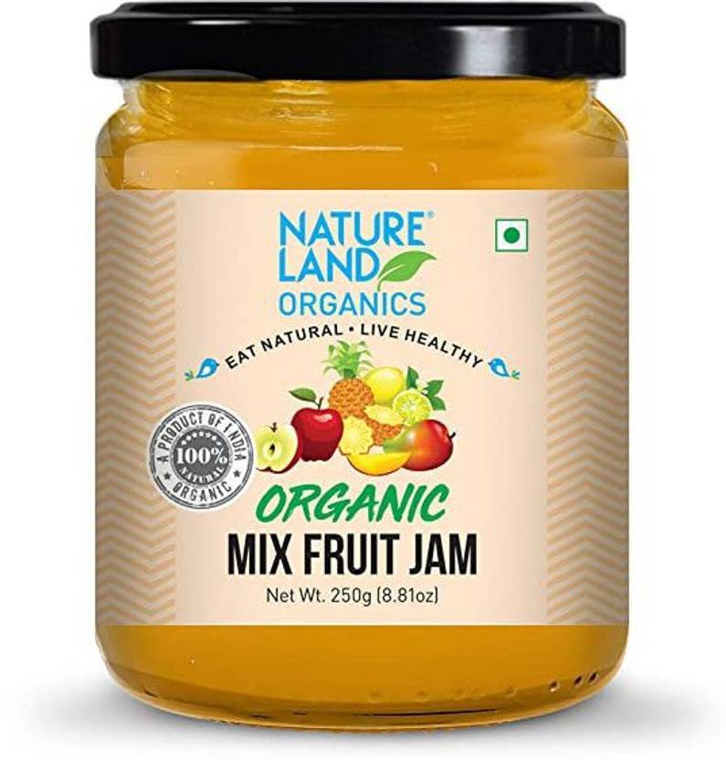 Natureland Organics Mix Fruit Jam ( Pack of 2 ) Per Pack 250 g Price in