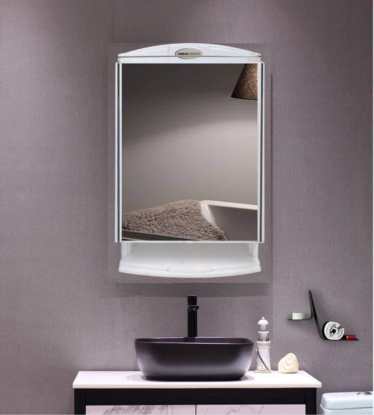URBAN CHOICE Shelf Saffire Model Bathroom Mirror Price in India