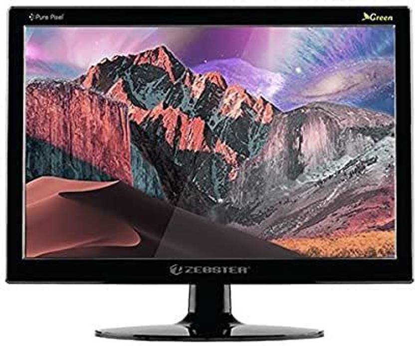 ZEBSTER 15.4 inch HD LED Backlit VA Panel Monitor (LED MONITOR
