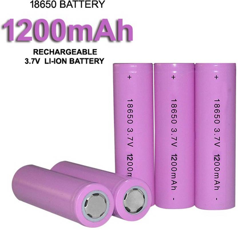 WOZIT 18650 Rechargeable Lithium Ion Cell 3.7V 1200mAh ( NOT AA,AAA