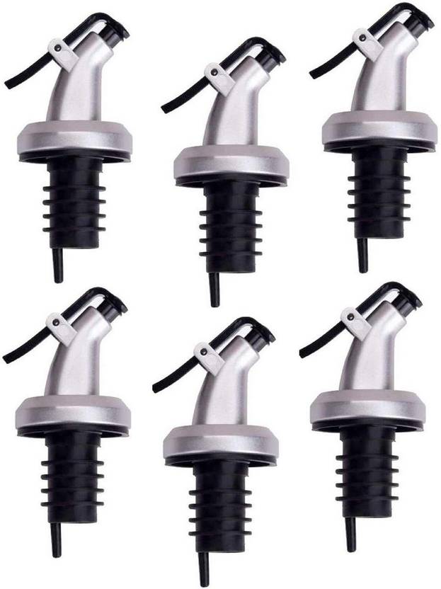avnish Oil Dispenser Stopper, Bottle Designed for Oil Olive Bottle Cap (pack of 6 cap) Plastic Bottle Stopper