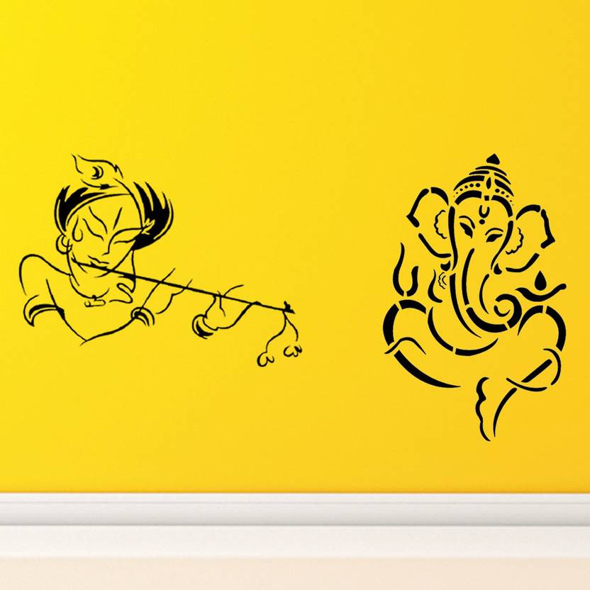 ARandNJ Combo Painting Wall Stencils, (Size 16X24 Inch) DEVOTIONAL