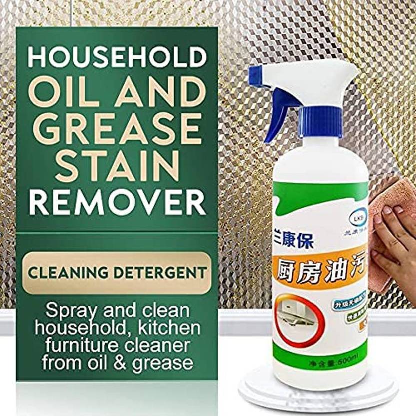 HYBE Kitchen Oil & Grease Stain Remover Spray Oven/ Gas Stove/ Chimney