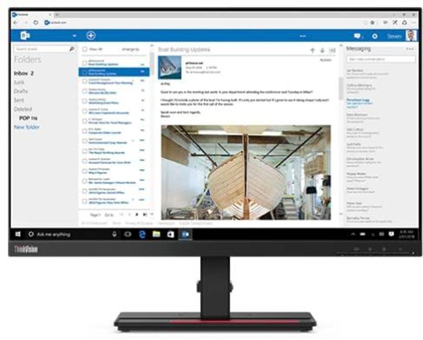 Lenovo 60 45 cm (24 inch) UWQHD LED Backlit IPS Panel Monitor