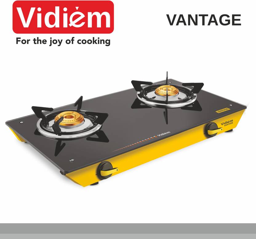 Vidiem Vantage 2B Glass Manual Gas Stove Price in India Buy Vidiem