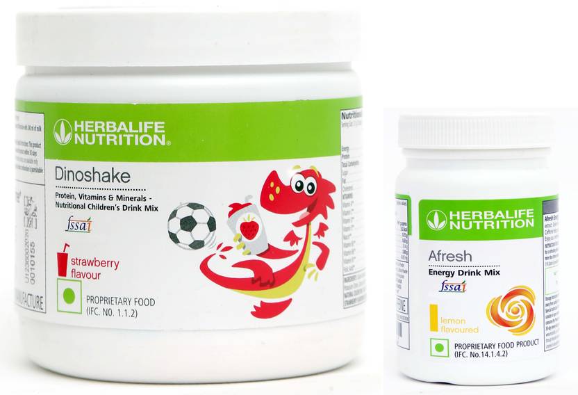 Herbalife Nutrition Dino Shake Strawberry Flavor With Afresh Energy