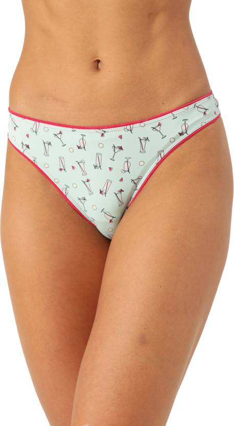 LEADING LADY Women Thong Dark Green Panty