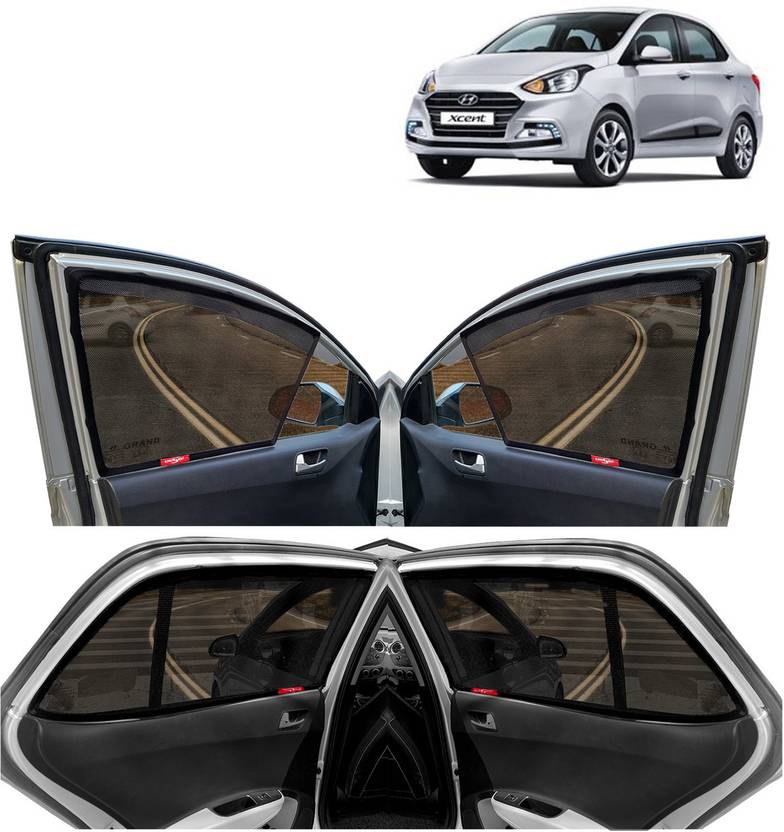 Kingsway Side Window, Rear Window Sun Shade For Hyundai Xcent Price in