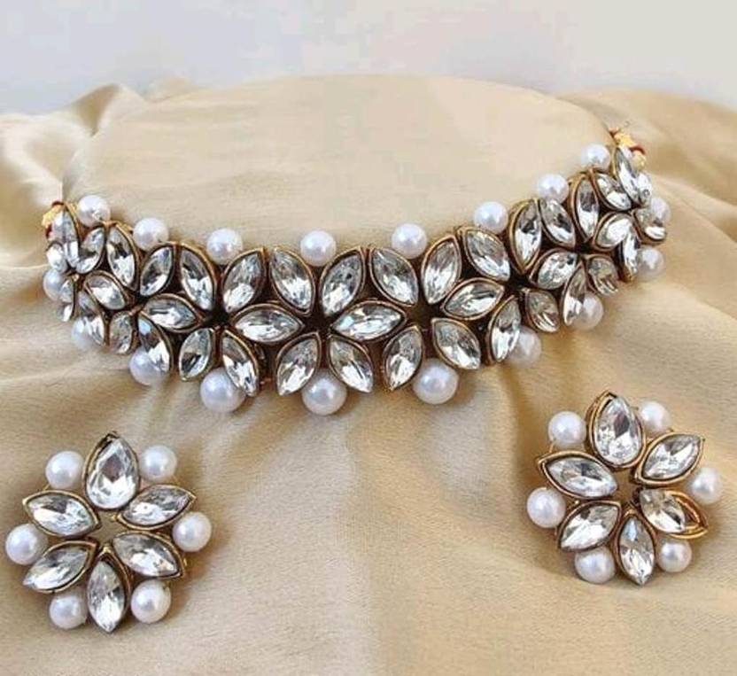 BSINT Alloy White Jewel Set