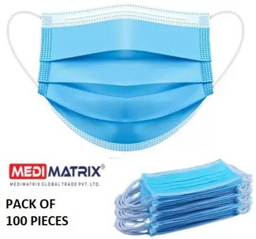 medimatrix 3PMMEDMX100 Surgical Mask Price in India Buy medimatrix