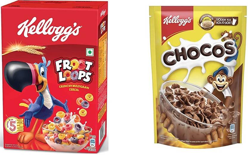 Kellogg's CHOCOS & FROOT LOOPS Pouch Price in India Buy Kellogg's