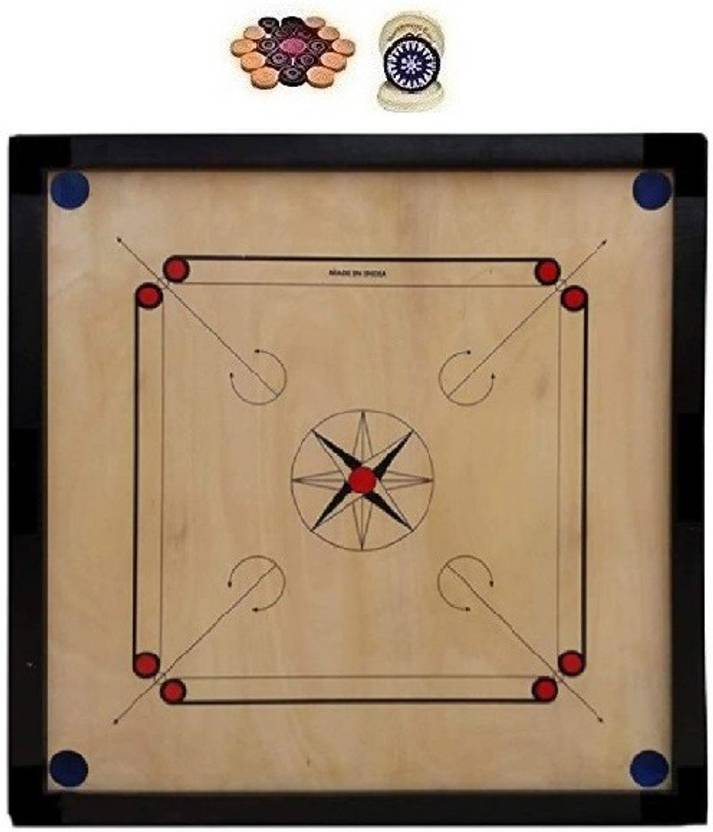 DGSPORTS 26 inch wooden carrom with goti 26 cm Carrom Board Buy DGSPORTS 26 inch wooden carrom