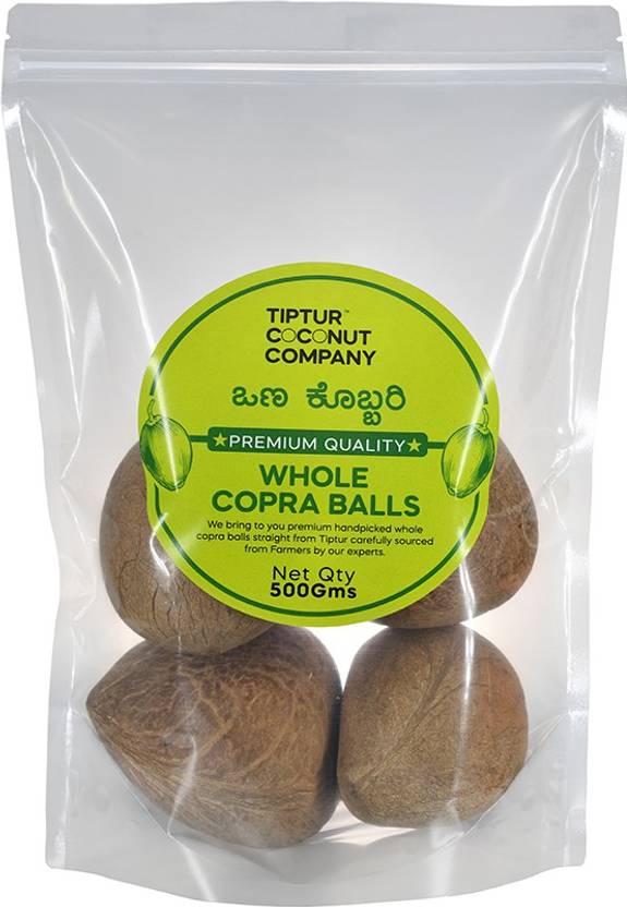 Tiptur Coconut Company Whole Copra Ball Dry 500gms Dry Copra Price in