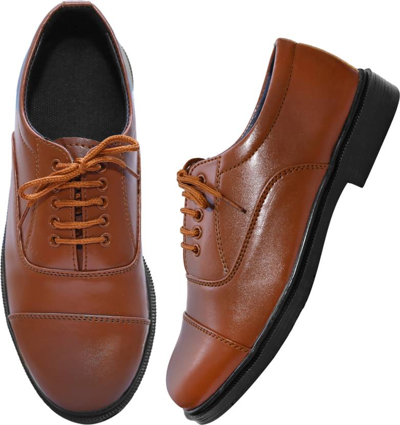 Unistar s Men's Derby Police Oxford Laceup Formal Uniform Shoes Men