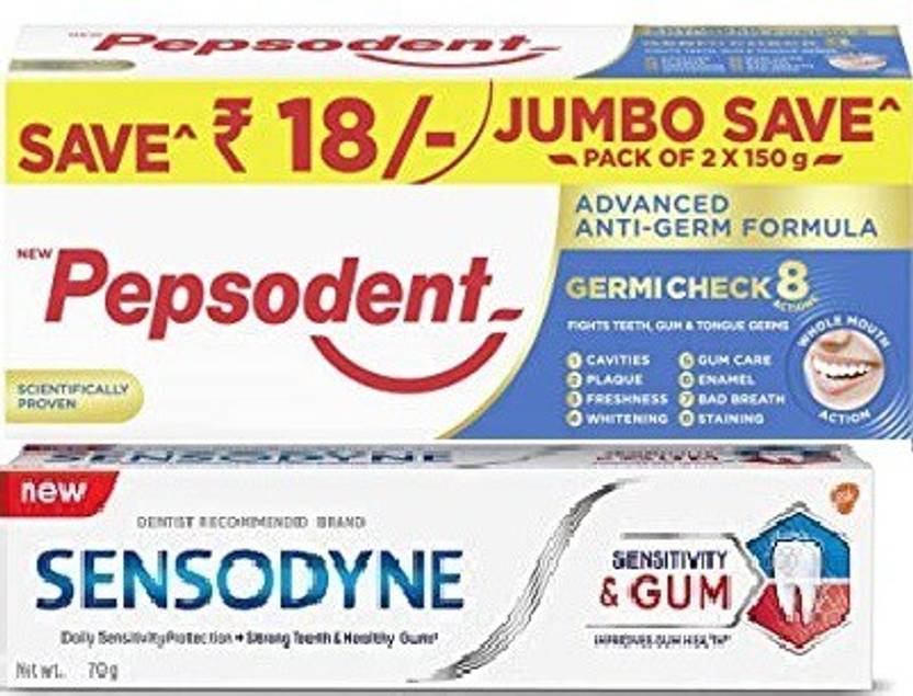SENSODYNE GUM CARE + PEPSODENT GERMICHECK Toothpaste Buy Baby Care