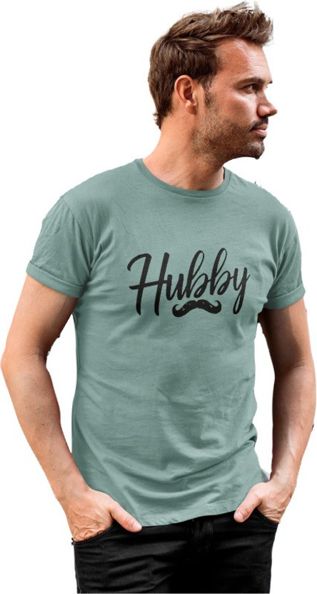FRIWINJOY Printed Men Round Neck Pink T 