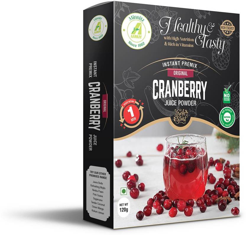 AARKAY Minnitz Fresh and Delicious Cranberry Juice Powder