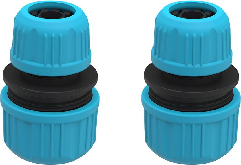 Divine Tree 1/2" to 3/4" Garden Water Hose Pipe Jointer Hose Repair Connector Pack Of 2 Hose
