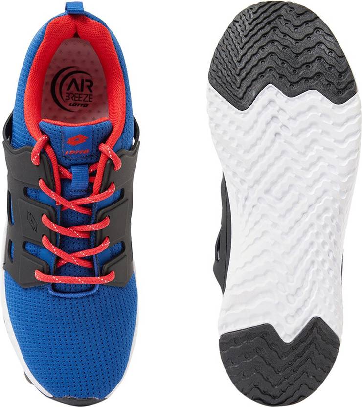 LOTTO Lotto Men BLUE & RED MESH Running Shoes Outdoors For Men Buy