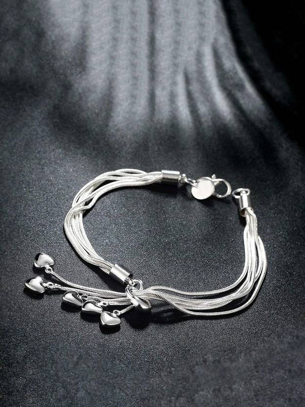 Bracelet De Montre Métal Rhodié Argenté - Largeurs 8 à 12 Mm - NOS Années 60