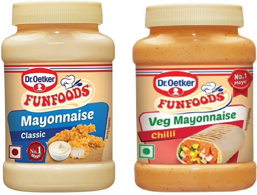 FunFoods MAYONNAISE CLASSIC (EGG) + CHILLI MAYO 0.25 kg Price in India