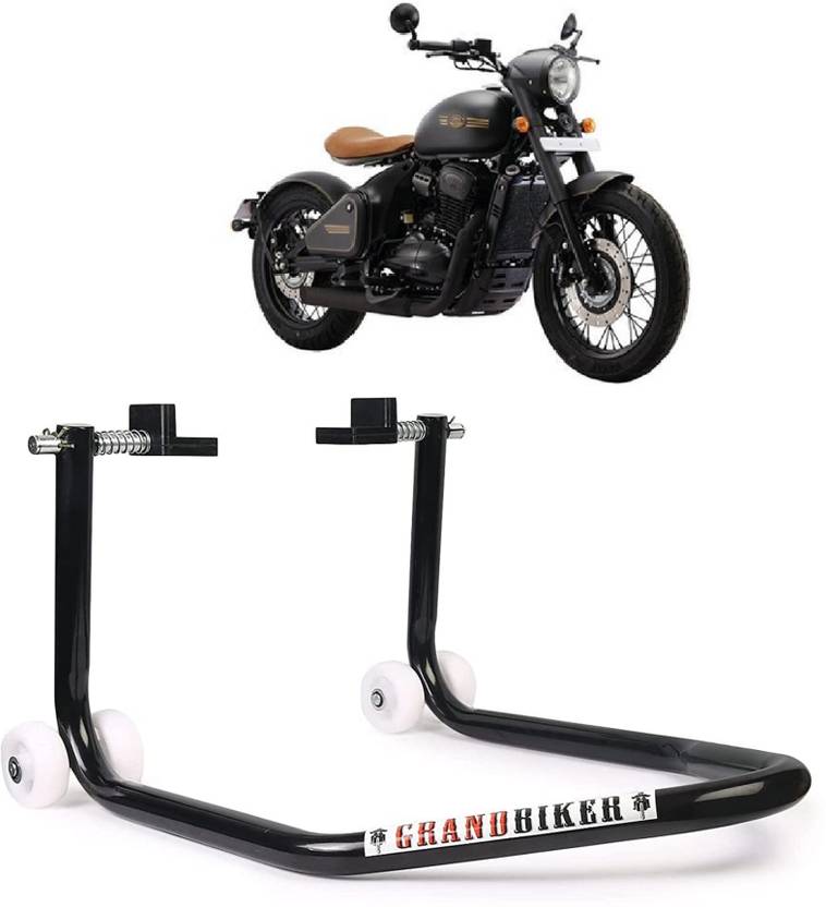 Grandbiker Rear Wheel Paddock Stand for Jawa Perak Bike Storage Stand