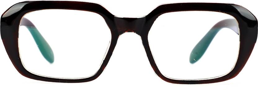 Full Rim Square Anti Glare & Blue Cut Computer Glass For Men & Women  (145 mm)