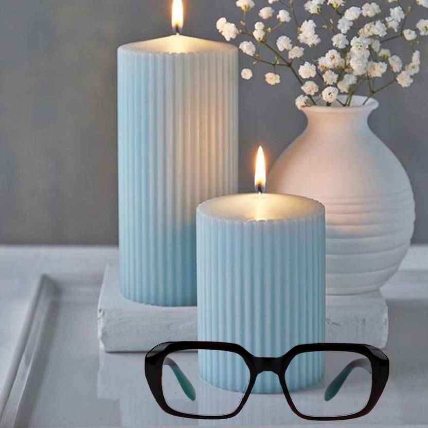 Full Rim Square Anti Glare & Blue Cut Computer Glass For Men & Women  (145 mm)