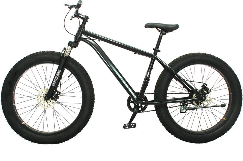Sturdy Bikes Fat Bike Single Speed 26 inch wheels 26 T Fat Tyre Cycle