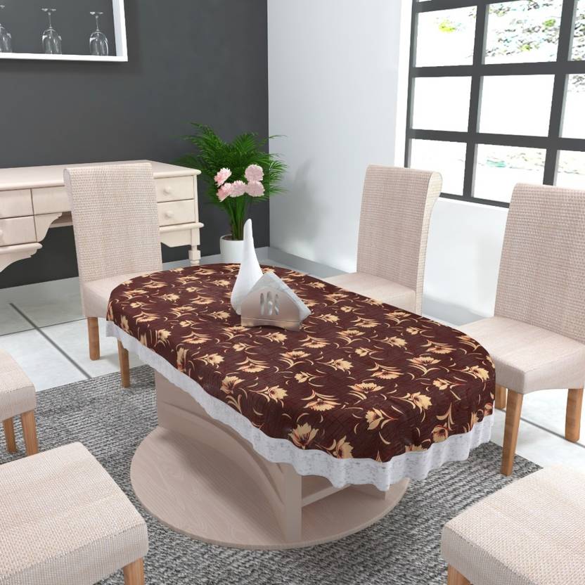 TANLOOMS PVC 8 Seater Printed Table Cover