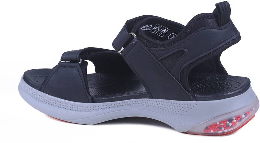 Men Black, Red Sandal