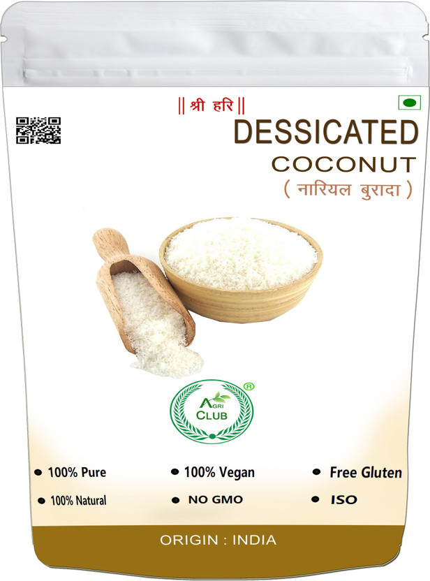 AGRI CLUB Desiccated Coconut Powder 200gm Nariyal Burada