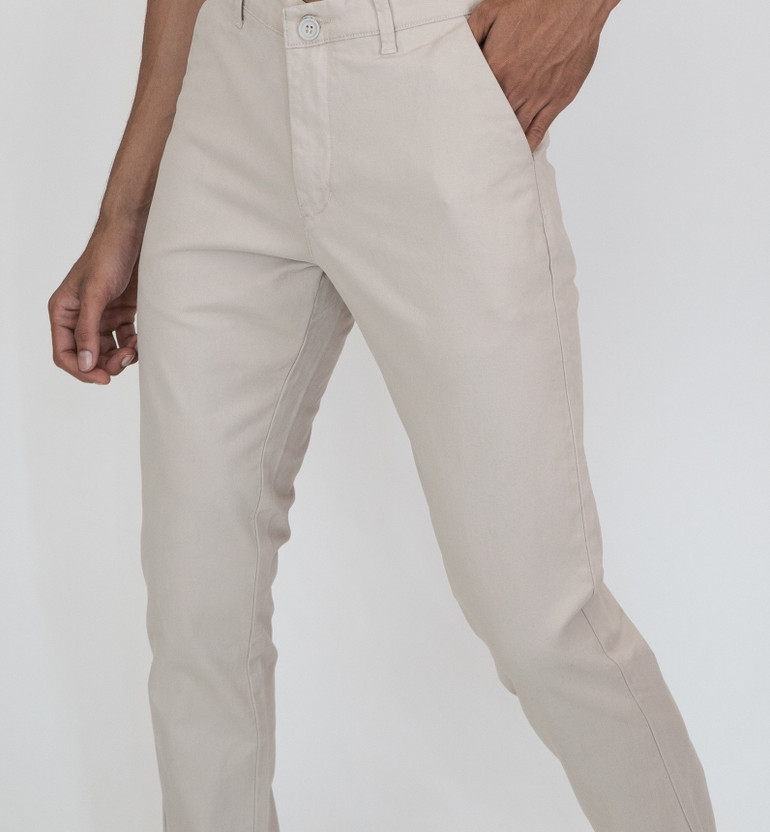 Zeruri Regular Fit Men White Trousers 