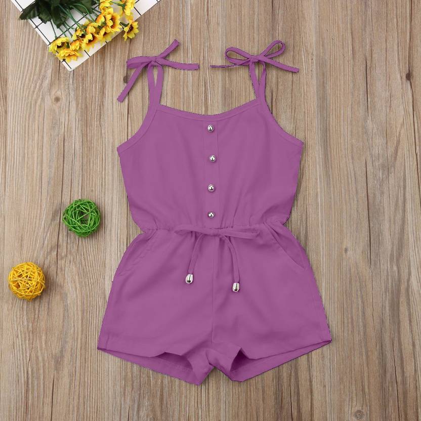 Jinal Enterprise Solid Girls Jumpsuit Buy Jinal Enterprise Solid