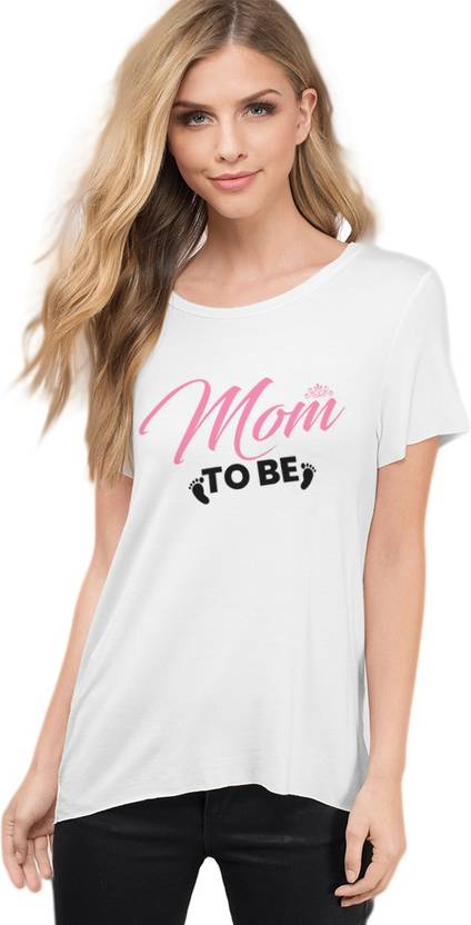 Bigreams Couple Printed Round Neck Polyester White T-Shirt